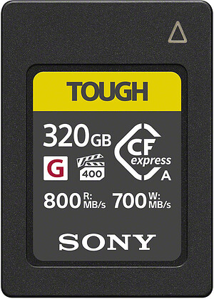 Karta pamięci Sony CFexpress 320GB Type A (800MB/s) TOUGH CEAG320T.SYM