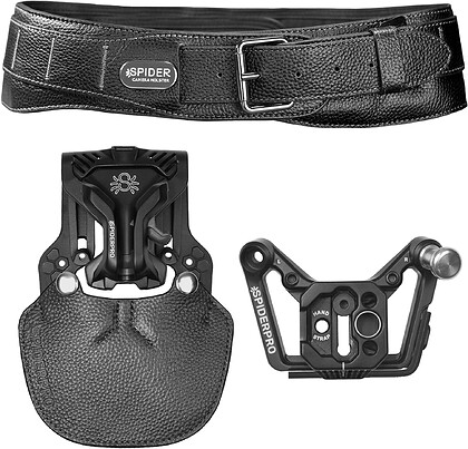 Pas biodrowy Spider Camera Holster SpiderPro Single Camera System v3 - BLACK