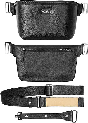Torba skórzana SpiderPro Leather Sling Pouch (BLACK)