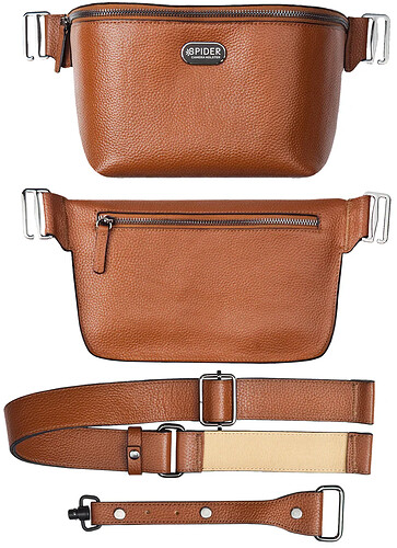 Torba skórzana SpiderPro Leather Sling Pouch (BROWN)