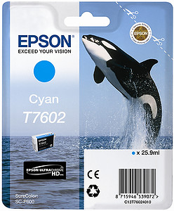 Tusz Epson T7602 Cyan (SC-P600)