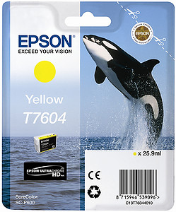 Tusz Epson T7604 Yellow (SC-P600)
