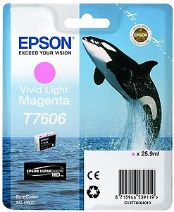 Tusz Epson T7606 Vivid Light Magenta (SC-P600)