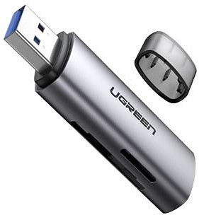 Ugreen CM216 czytnik SD/TF USB 3.0 (szary)