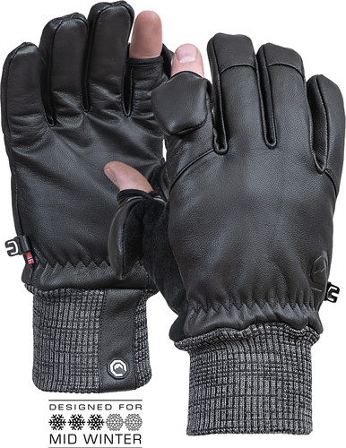 Rękawiczki Vallerret Hatchet Leather czarne