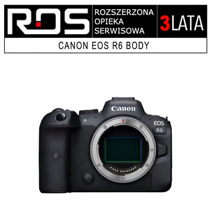 Rozszerzona Opieka Serwisowa Canon dla aparatu EOS R6 mark II na 3 lata