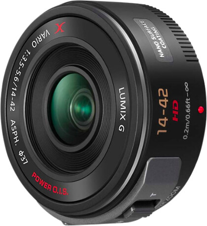 Obiektyw Panasonic Lumix G X Vario PZ 14-42mm F/3.5-5.6 ASPH Power O.I.S. (czarny) - OUTLET!