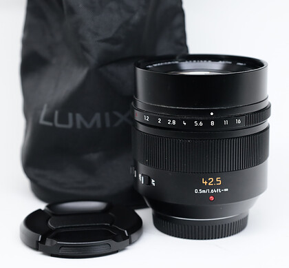 Obiektyw Panasonic DG NOCTICRON 42.5mm f/1.2 ASPH - sn:XT4GC001438 - Używany