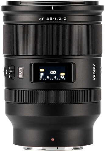 Obiektyw Viltrox AF 35mm f/1.2 LAB Nikon Z + 5 lat gwarancji po rejestracji