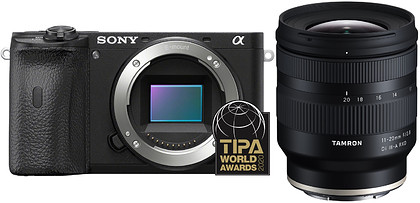 Bezlusterkowiec Sony A6600 + Obiektyw Tamron 11-20mm f/2.8 Di III-A RXD (Sony E) + Lens Cashback do 1350zł