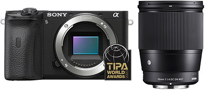 Bezlusterkowiec Sony A6600 + Obiektyw Sigma 16mm f/1,4 DC DN Contemporary Sony E + Lens Cashback do 1350zł