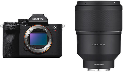 Bezlusterkowiec Sony A7R V + Obiektyw Samyang AF 135mm f/1,8 (Sony E)