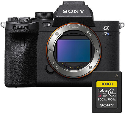 Bezlusterkowiec Sony A7SIII + Karta pamięci Sony CFexpress 160GB Type A (800MB/s) CEAG160T.SYM