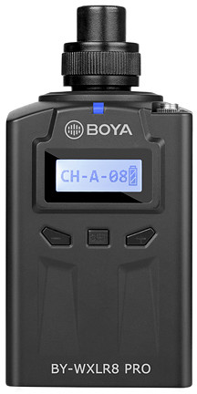 Nadajnik do mikrofonów BOYA, model BY-WXLR8 PRO do systemu Boya BY-WM8 PRO