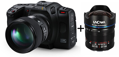Kamera Blackmagic Desing Cinema Camera 6K + Laowa 9mm f/5.6 L-mount - tylko jeden taki zestaw w tej cenie