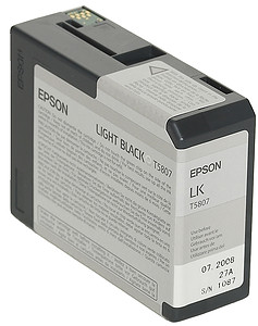 Tusz Epson T5807 Light Black do Stylus Pro 3800/3880
