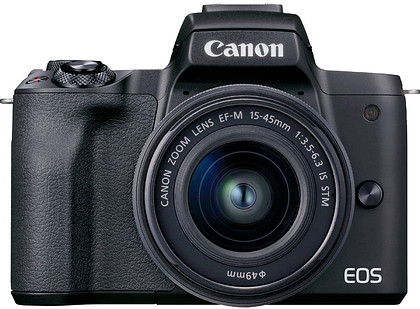 Bezlusterkowiec Canon EOS M50 Mark II + EF-M 15-45mm f/3.5-6.3 IS STM (czarny) - Rabat 5% w koszyku