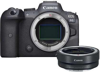 Bezlusterkowiec Canon EOS R6 + Adapter Canon EF-EOS R - Rabat 1000zł z kodem Canon1000