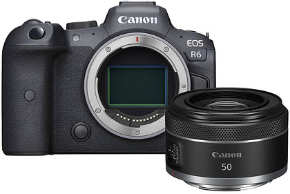 Bezlusterkowiec Canon EOS R6 - CASHBACK Canon 920 ZŁ + Canon RF 50mm f/1.8 STM - 100zł Canon Cashback