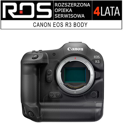 Rozszerzona Opieka Serwisowa Canon dla aparatu EOS R3 na 4 lata