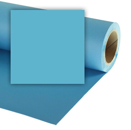 Colorama tło fotograficzne kartonowe 2,72m x 11m błękitne (AQUA BLUE CO102)