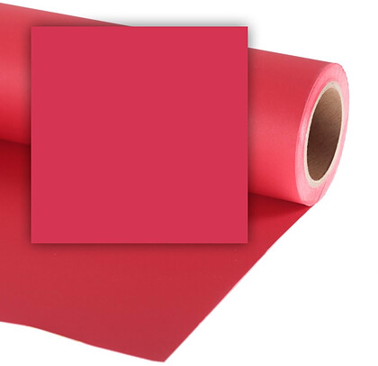 Colorama tło fotograficzne kartonowe 2,72m x 11m czerowne (CHERRY CO104)