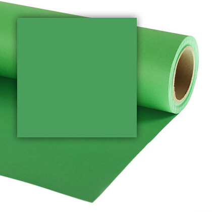 Colorama tło fotograficzne kartonowe 2,72m x 25m białe zielone (CHROMAGREEN CO233) - zapytaj o koszty dostawy