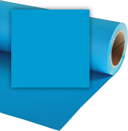Colorama tło fotograficzne kartonowe 2,72m x 11m niebieskie (LAGOON CO127)