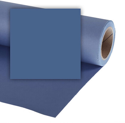 Colorama tło fotograficzne kartonowe 2,72m x 11m ciemno-błękitne (LUPIN CO154)