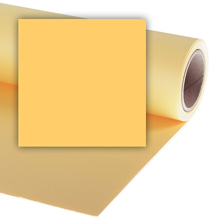 Colorama tło fotograficzne kartonowe 2,72m x 11m ciemno-żółte (MAIZE CO131)
