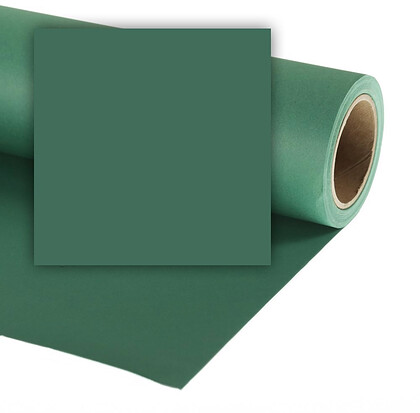 Colorama tło fotograficzne kartonowe 2,72m x 11m zielony (SPRUCE GREEN CO137)