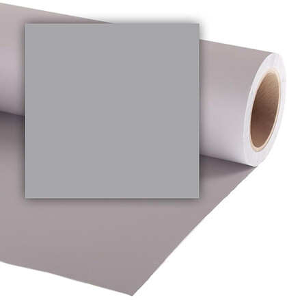 Colorama tło fotograficzne kartonowe 2,18m x 11m szare (STORM GREY CO905)