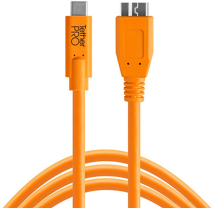 Przewód TetherPro USB-C - Micro-B pomarańczowy - cena zawiera rabat 20%
