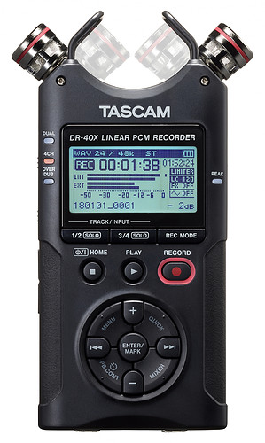 Rejestrator dźwięku Tascam DR-40X