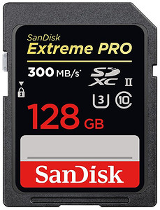 Karta pamięci SanDisk SDXC Extreme Pro 128GB (300MB/s) UHS-II