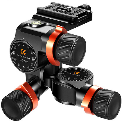 K&F głowica 3D z przekładnią zebątą GD3W