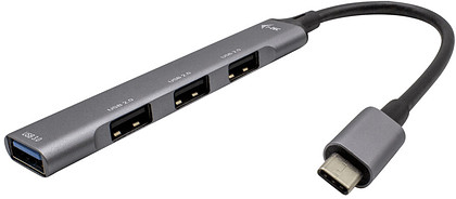 HUB i-tec USB−C Metal 1 x USB 3.0 + 3 x USB  2.0  (C31HUBMETALMINI4)