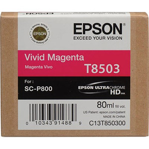 Tusz Epson T8503 Vivid Magenta do SC-P800
