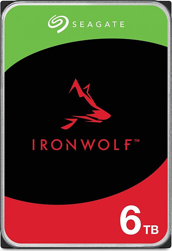 Dysk HDD Seagate IronWolf 6TB 3,5" 256MB (ST6000VN006)