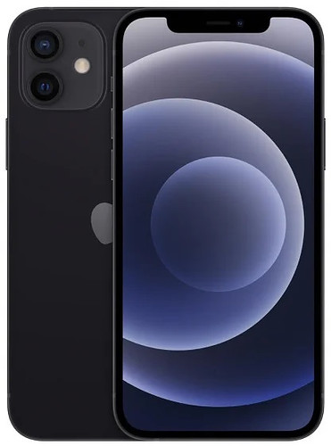 Smartfon Apple iPhone 12 64GB Czarny (MGJ53PM/A)