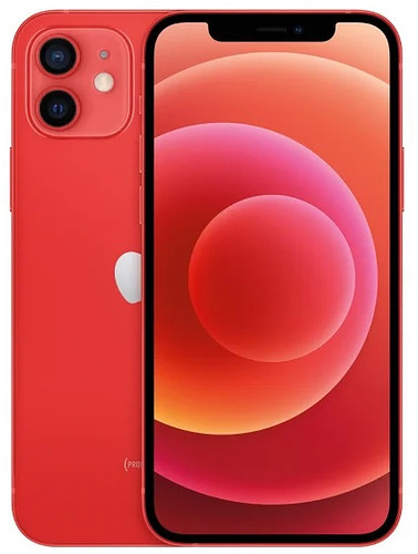 Smartfon Apple iPhone 12 64GB Czerwony (MGJ73PM/A)