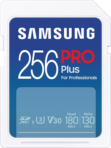 Karta Pamięci Samsung SDXC 256GB PRO Plus 2023 (180/130MB/s) (MB-SD256S/EU)  - Oferta EXPO2024