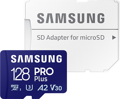 Karta Pamięci Samsung microSDXC 128GB PRO Plus 2023 (180/130MB/s) + Adapter (MB-MD128SA/EU)