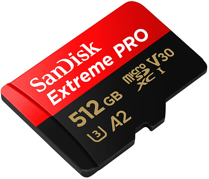 Karta pamięci SanDisk microSDXC Extreme Pro 512GB (200MB/s) V30 A2 + adapter SD/SDSQXCD-512G-GN6MA