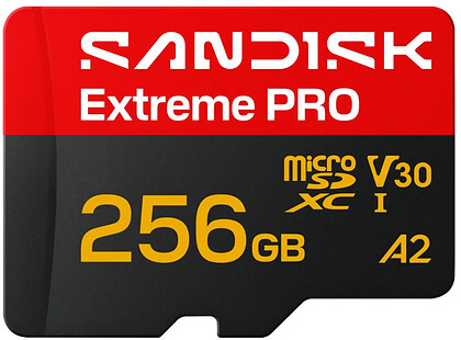 Karta pamięci SanDisk microSDXC Extreme Pro 256GB (250/170 MB/s)/SDSQXCJ-256G-GS6MA