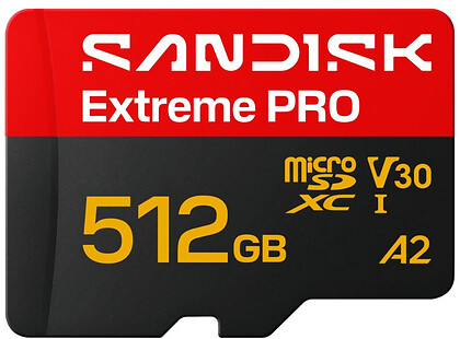 Karta pamięci SanDisk microSDXC Extreme Pro 512GB (250/170 MB/s)/SDSQXCJ-512G-GS6MA