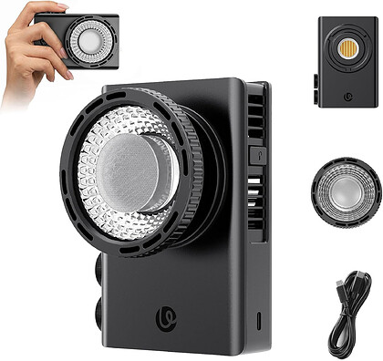 Lampa LED Ulanzi C01 - WB (2700 K - 6500 K) z soczewką