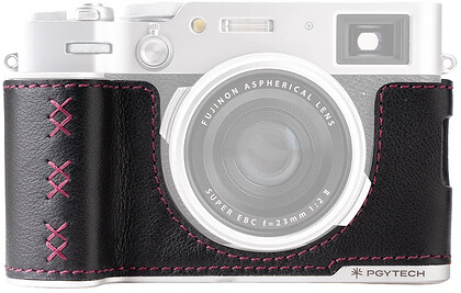 Etui skórzane PGYTECH na aparat Fuji X100 (Midnight Black)