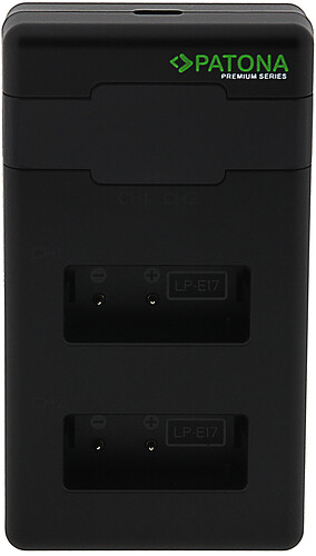 Ładowarka Newell podwójna DL-USB-C do akumulatorów Canon LP-E17
