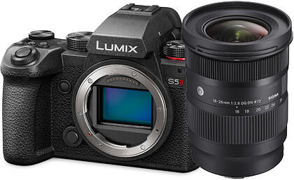Bezlusterkowiec Panasonic Lumix S5II (body) + Sigma 16-28mm f/2,8 DG DN Contemporaty (L-Mount) | Promocja Black Friday!